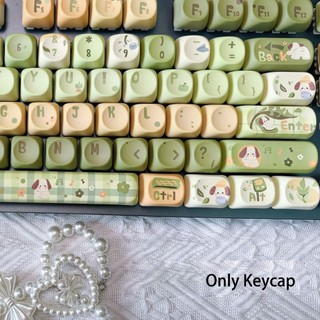 Green Dog Keycaps PBT Dye-sub MOA Profile Keycap Custom Keycaps Tương thích với công tắc Cherry Gateron MX