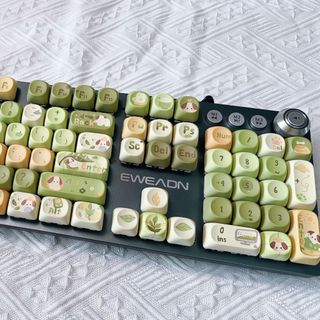 Green Dog Keycaps PBT Dye-sub MOA Profile Keycap Custom Keycaps Tương thích với công tắc Cherry Gateron MX