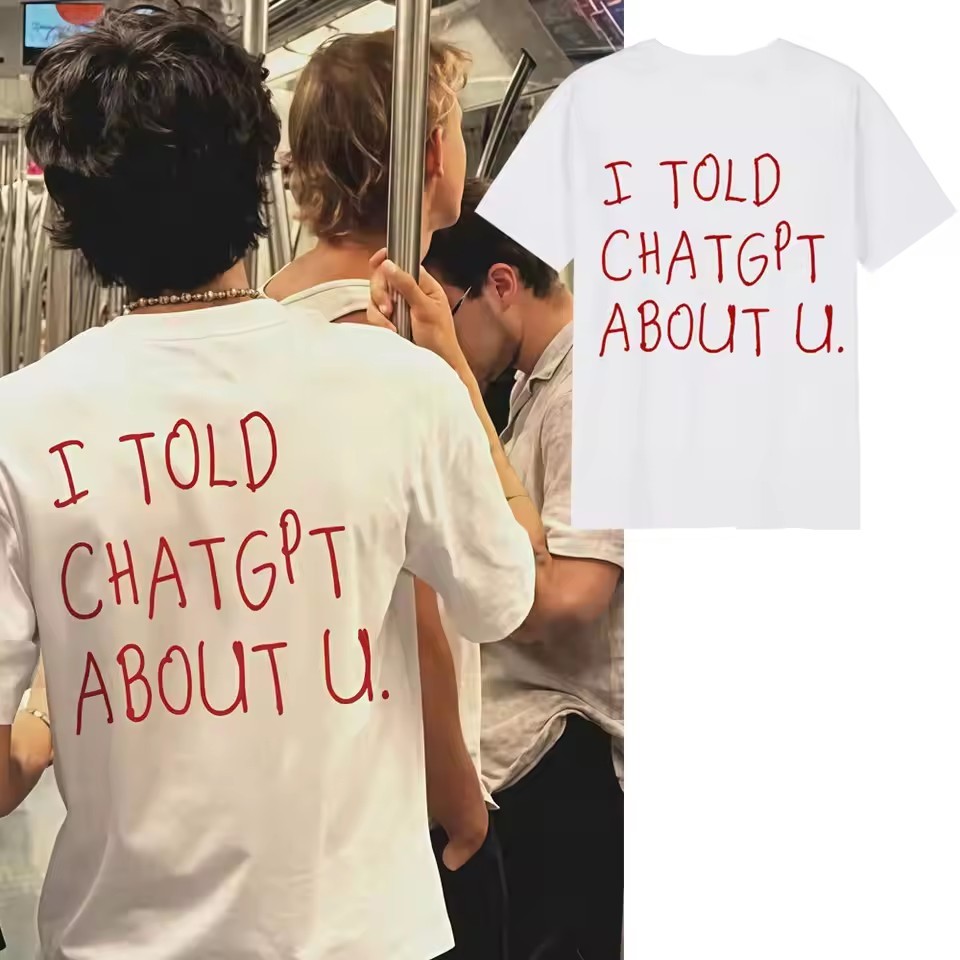 Áo thun tay ngắn ngộ nghĩnh AI meme tech hài hước cho cả nam và nữ, chất liệu cotton cao cấp