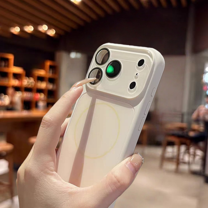 Có nắp ống kính / Ốp lưng cứng silicon + PC tương thích cho iPhone 13 pro max 14 pro max 15 pro max 16 pro max 17 pro max