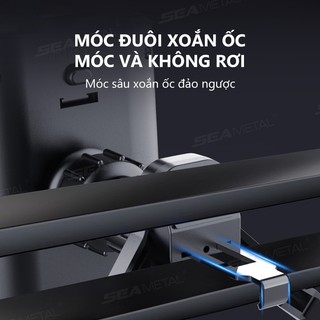 Giá đỡ máy tính bảng ô tô SEAMETAL 360° Xoay Có Thể Điều Chỉnh Lỗ Thông Khí Ô Tô Gắn Chân Đế Đa Năng Cho iPhone iPad Air Mini Xiaomi Máy Tính Bảng