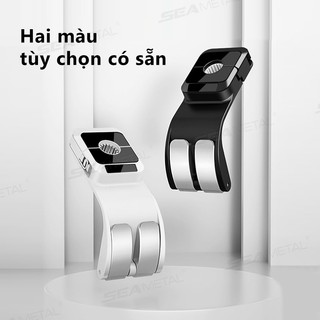 SEAMETAL Móc Tựa Đầu Ô Tô Cao Cấp ABS Ghế Sau Treo Móc Kép 20KG Móc Treo Chịu Lực Lớn Đa Năng