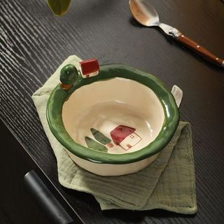 Bát thủ công phong cách Nhật Bản 5,5 "| Cơm Solo, Sữa Chua, Salad & Tea-Time
