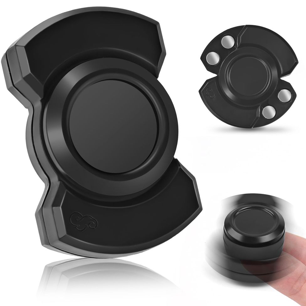 1 Đồ Chơi Fidget EDC 3 Trong 1: Spinner Hợp Kim, Thanh Trượt, Đồng Xu Âm Thanh Giảm Căng Thẳng
