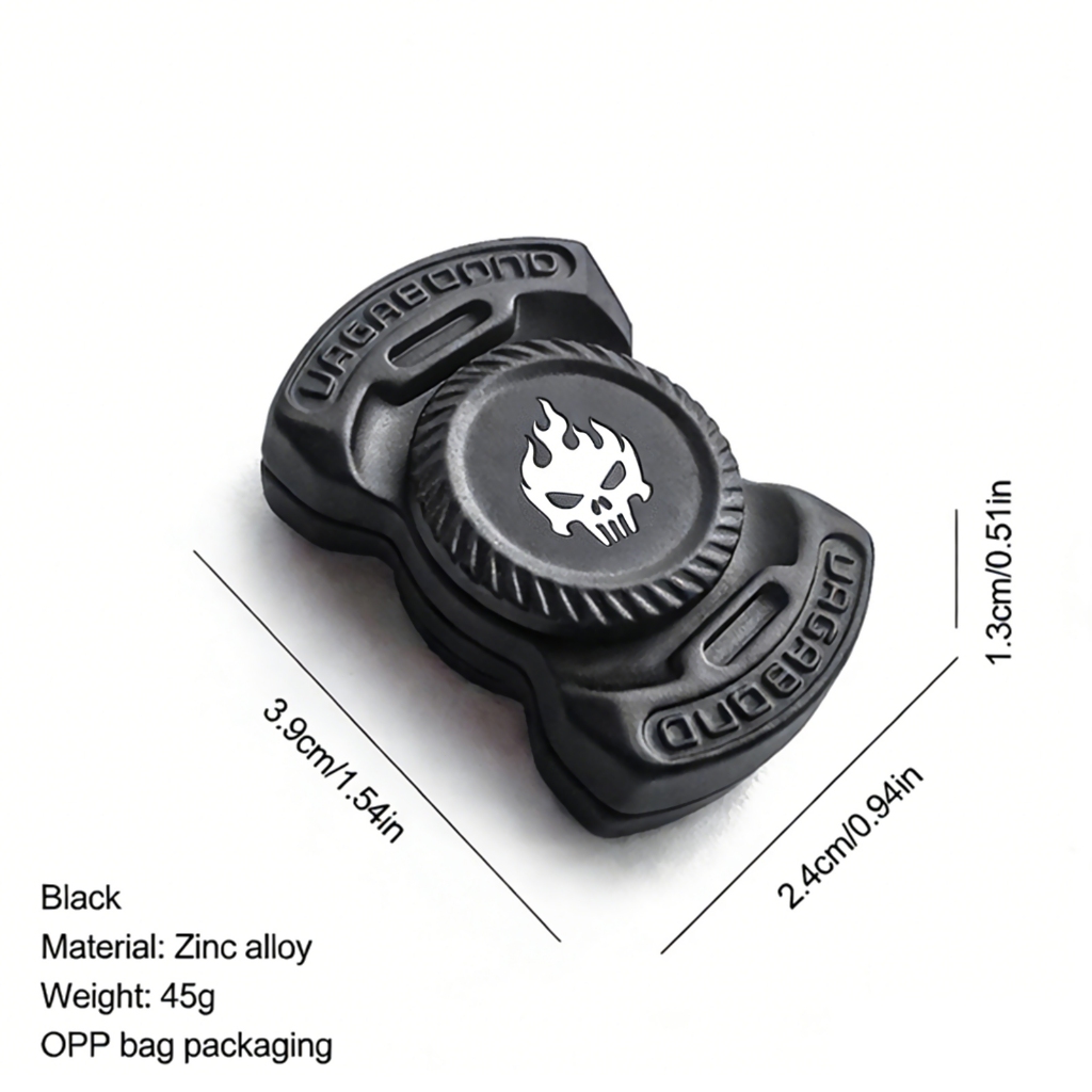 1 Đồ Chơi Fidget EDC 3 Trong 1: Spinner Hợp Kim, Thanh Trượt, Đồng Xu Âm Thanh Giảm Căng Thẳng