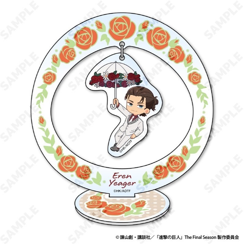Dignified Attack on Titan Chibi Acrylic Đứng & Mặt Dây Chuyền Eren Mikasa Armin Levi Fan Art Móc Khóa