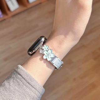 Dây da nối Sakura cho dây đeo đồng hồ đa năng iwatch Series Ultra / 11 / 10 / 9, 18 / 20 / 22mm, Thích hợp cho dây đeo xiaomi 8 / 9 【 Pro 】