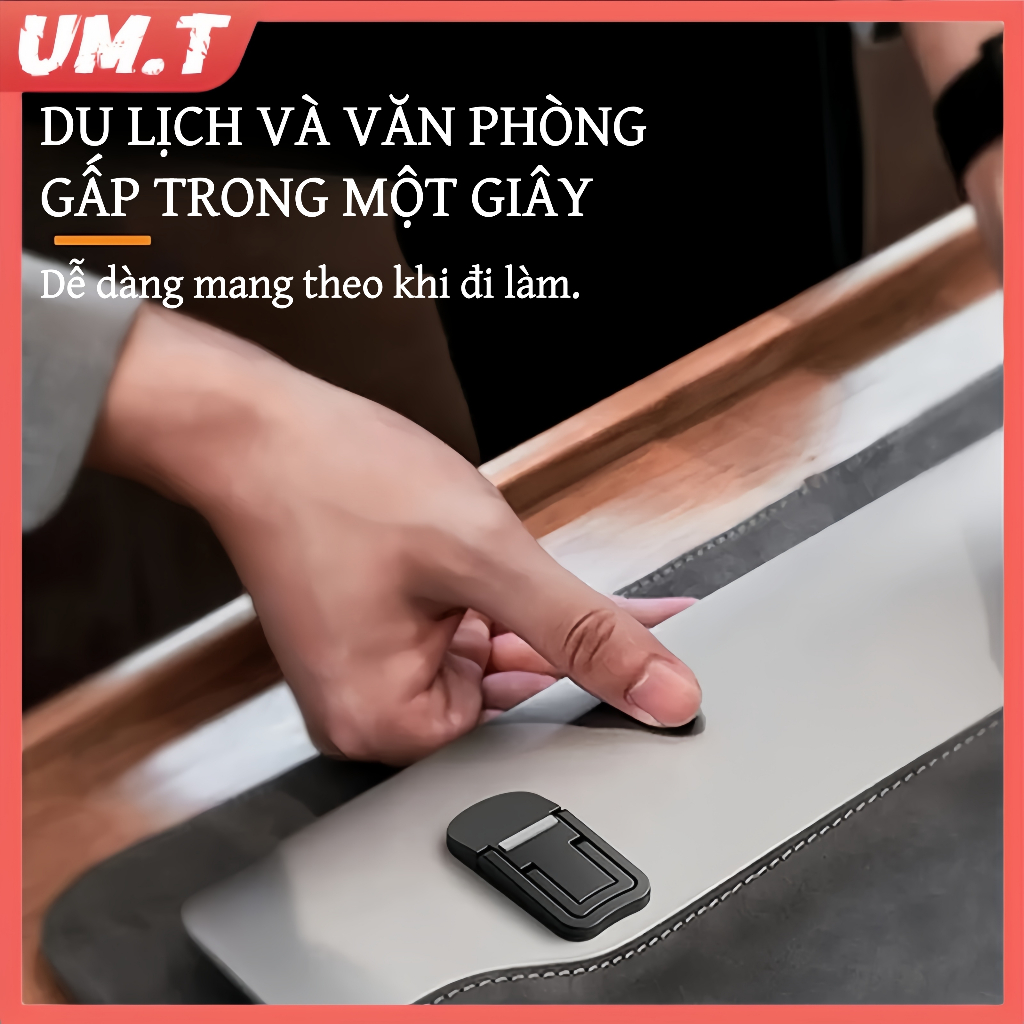 E-WOITD 2 Cái Giá đỡ máy tính xách tay Giá đỡ kim loại di động Có thể gập lại Nvisible Laptop Riser cho máy tính xách tay Giá đỡ làm mát HNVN