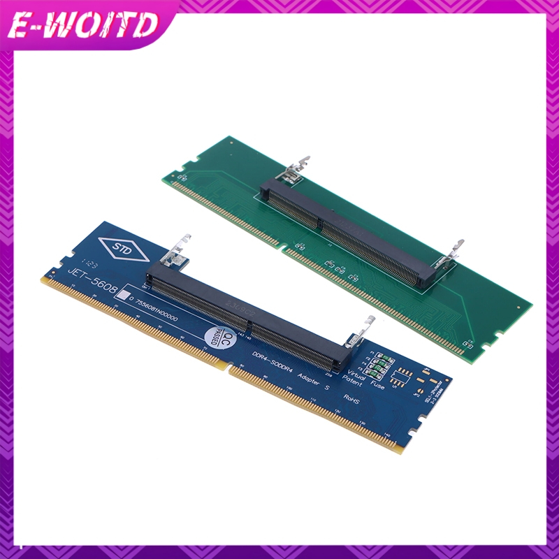 E-woitd DDR3 DDR4 DDR5 Laptop SO-DIMM Sang Máy Tính Để Bàn Adapter Thẻ Bộ Chuyển Đổi Bộ Nhớ RAM Kết Nối Adapter HNVN