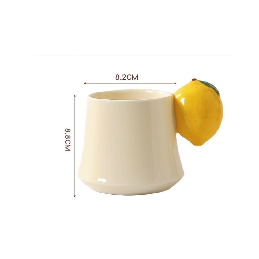 Giá Trị Cao Sáng Tạo Trái Cây Tay Cầm Cốc Gốm Sứ Quà Tặng Sinh Nhật Cho Bạn Trai Và Bạn Gái Quà Tặng Thiết Thực Cốc Nước Cốc Sữa