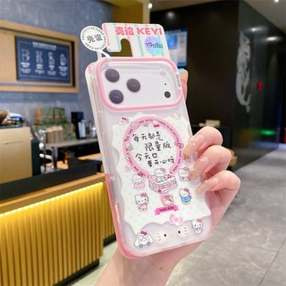 Ốp điện thoại Kameng Apple 17 từ tính Thích hợp cho iPhone16promax 15 14 13 Vỏ sau chống sốc