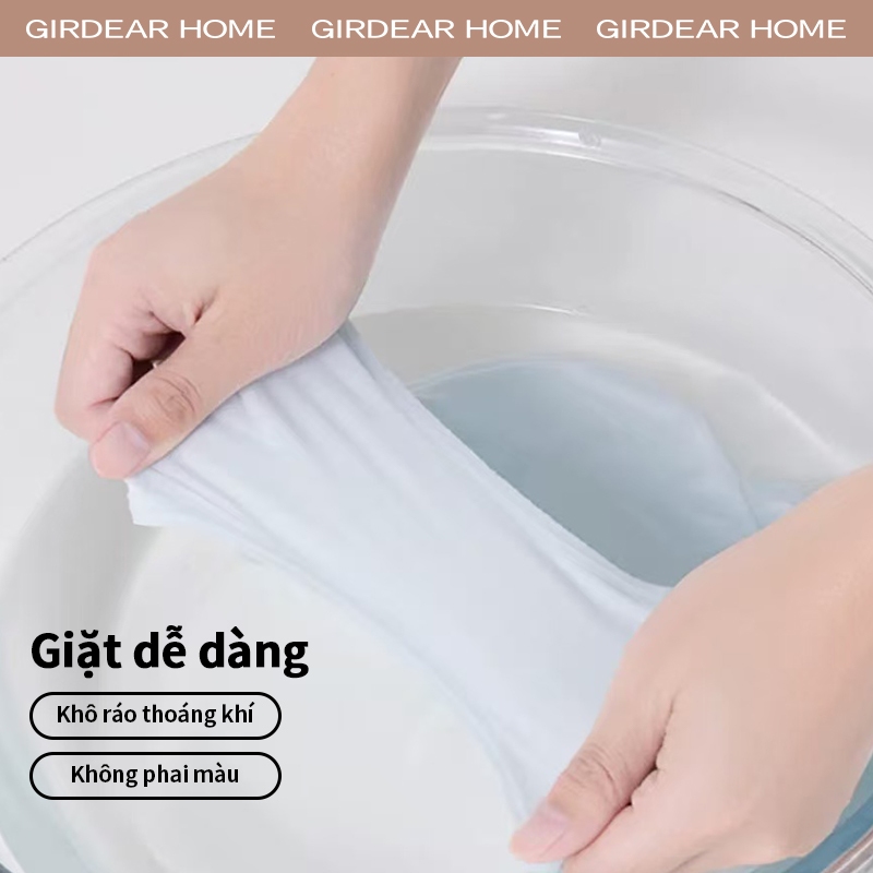 Girderear Home 3 Chiếc Quần Lót Cotton Nguyên Chất Nữ Giữa Eo Trơn Nữ Thoải Mái Màu Trơn Quần Lót M-XL không viền cotton quần lót nữ Sức Khỏe Liền Mạch Quần Lót, GH01