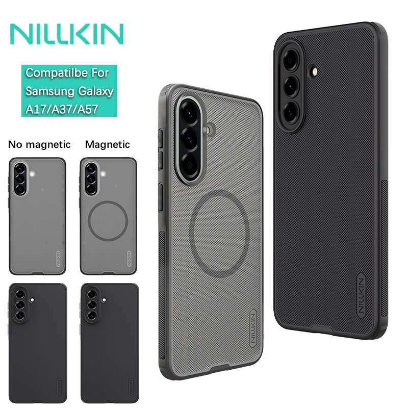 Nillkin Cho Samsung Galaxy A57 A37 A17 Super Frosted Shield Pro Từ Tính Mờ Nhựa Cứng Ốp Lưng Nam Châm Vỏ Điện Thoại Vỏ Bảo Vệ Tương Thích