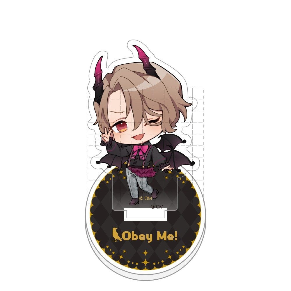 Hãy vâng lời tôi!Nightbringer Chibi Acrylic Đứng Leviathan Mammon Belphegor Anime Dễ Thương Demon Brothers Hình