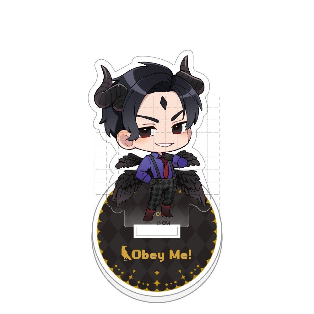 Hãy vâng lời tôi!Nightbringer Chibi Acrylic Đứng Leviathan Mammon Belphegor Anime Dễ Thương Demon Brothers Hình