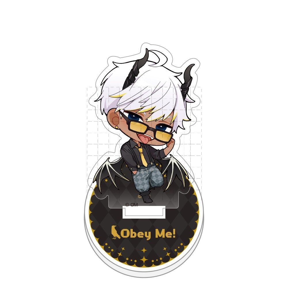 Hãy vâng lời tôi!Nightbringer Chibi Acrylic Đứng Leviathan Mammon Belphegor Anime Dễ Thương Demon Brothers Hình
