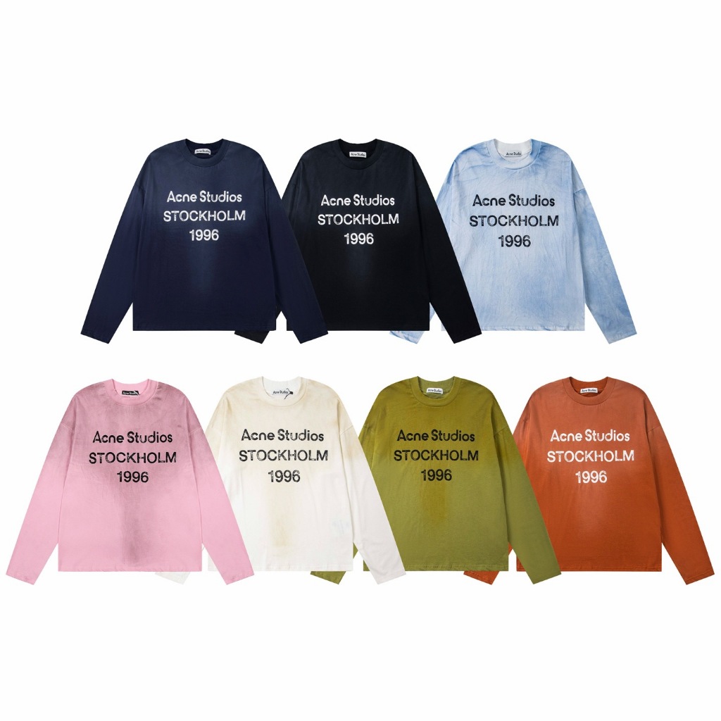 Áo Thun Dài Tay Unisex Phong Cách Cổ Điển Phá Hủy Kỷ Niệm Thu Đông