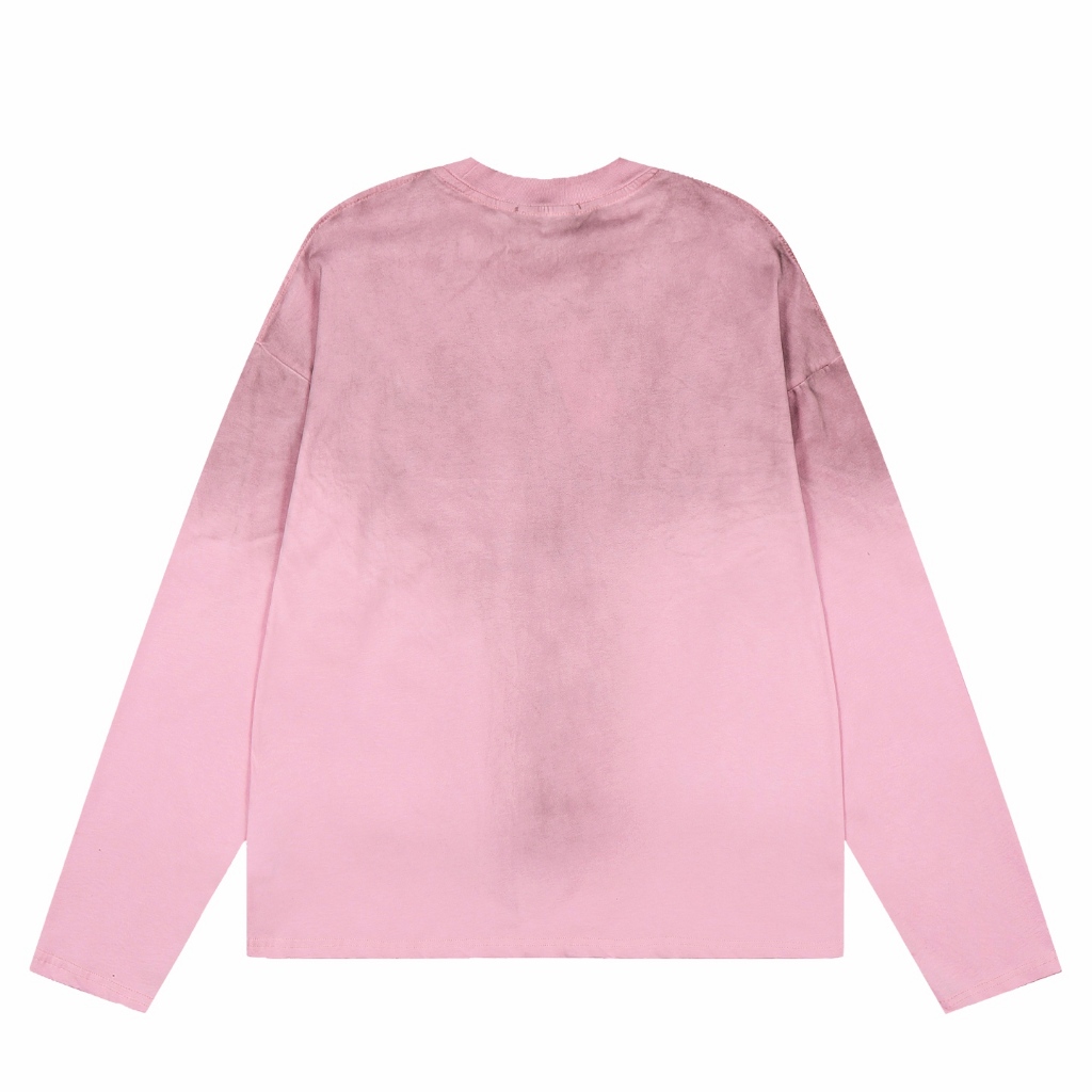 Áo Thun Dài Tay Unisex Phong Cách Cổ Điển Phá Hủy Kỷ Niệm Thu Đông