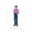 Hãy vâng lời tôi! Phong Cách Hải Quân Asmodeus Mammon Lucifer Satan Beelzebub Acrylic Đứng Anime Hình Merch