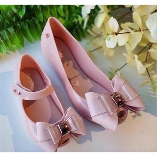 2025 Phong Cách Mới Melissa Giày Nữ Nơ Miệng Cá Giày Thạch Thời Trang