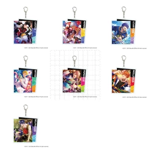 Obey Me Nightbringer Fan-Art Móc khóa Acrylic Charm cho Lucifer Satan Leviathan Mammon Anime Merch