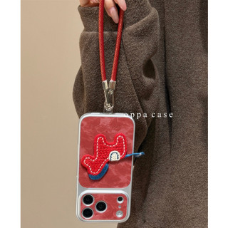 Giống như 17Pro Ống Kính Đan Ngựa Mạ Họa Tiết Lụa Da Wrsit Dây Đeo Ốp Điện Thoại Cho iPhone 17Promax 14 15 16 Pro Max 13 Vỏ Di Động Nữ Chống Sốc