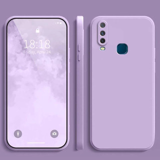 Dành Cho Vivo Y1S Y81 Y81i Y85 Y91 Y91C Y93 Y100 5G Vivo 1808 1811 1812 1820 Vivo V9 Vivo S1 S1 Pro Ốp Lưng Silicon Mềm Màu Nguyên Chất Ốp Điện Thoại Chống Sốc