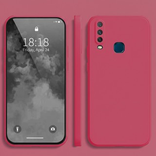 Dành Cho Vivo Y1S Y81 Y81i Y85 Y91 Y91C Y93 Y100 5G Vivo 1808 1811 1812 1820 Vivo V9 Vivo S1 S1 Pro Ốp Lưng Silicon Mềm Màu Nguyên Chất Ốp Điện Thoại Chống Sốc