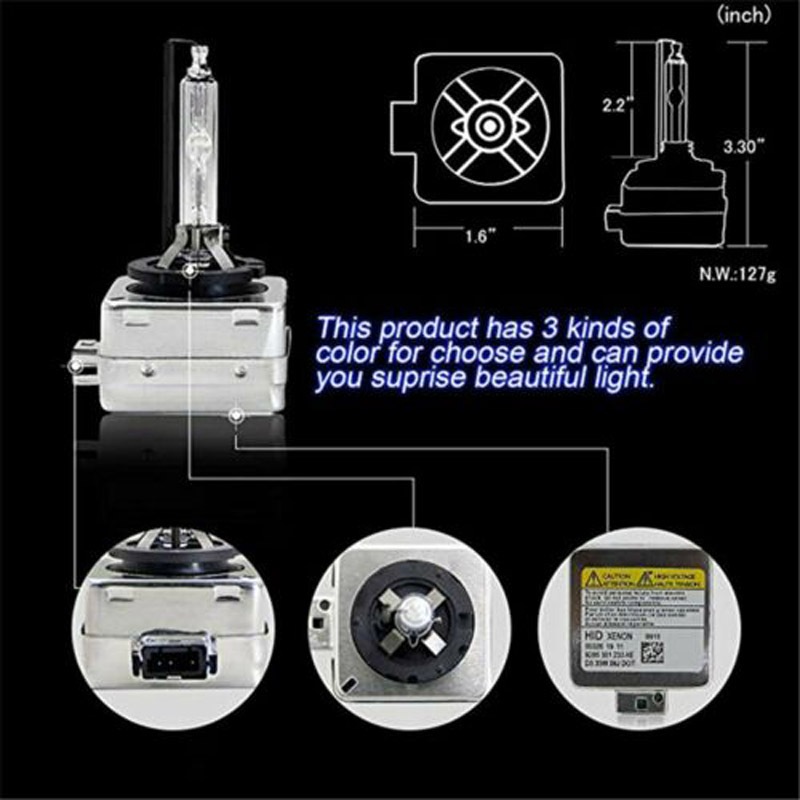 2 Chiếc Xe Xenon D8S D1S D2S D3S D4S HID Bóng Đèn Pha Ô Tô 12V Xenon D1R D2R D3R D4R 4300K 6000K 8000K 12000K Đèn Cho Bmw toyota ect Đèn Tự Động