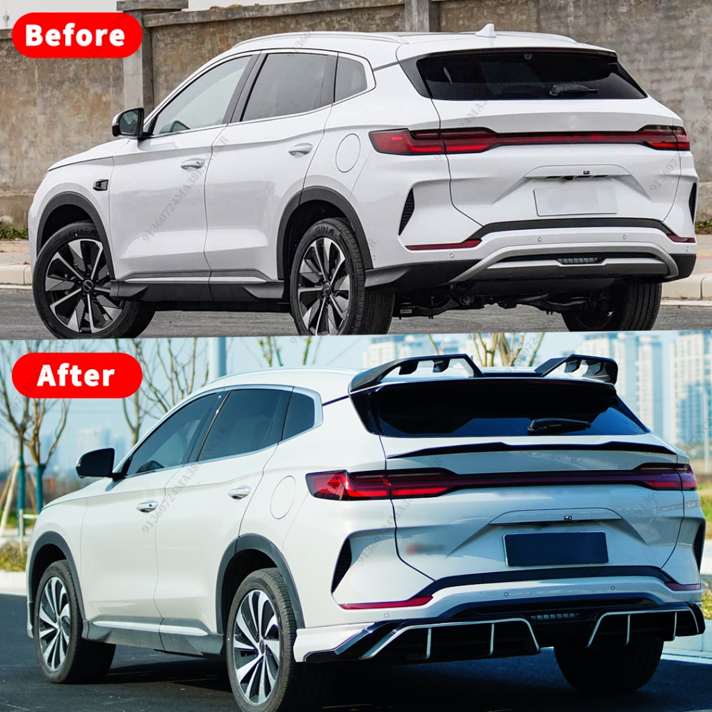 Dành Cho BYD Sealion 6 Seal U Song Plus 2023 2024 2025 DM-i hoặc EV Mái Cánh lướt gió phía sau Cánh Air Body Kit Phụ Kiện Điều Chỉnh