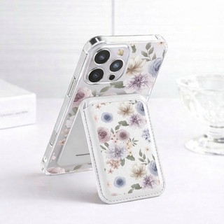 Ins họa tiết hoa Ví chống sốc Thích hợp cho iPhone 11 12promax 12 13 14 15 pro max Ốp điện thoại 14promax 15pro 16 Pro max 17 17air 17promax Vỏ
