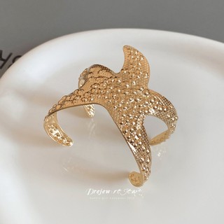 DREJEW Lắc Tay Nữ Vàng / Bạc Tông Màu Sao Biển Vỏ Charm Bohemian Thời Trang Hàng Ngày Hợp Thời Trang Phụ Kiện Cổ Tay