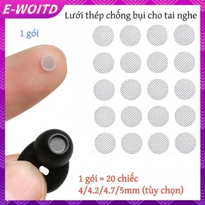 E-woitd 20 Chiếc Tai Nghe Chống Bụi Mạng Lưới Thép 4mm 4.2mm 4.7mm 5mm Phụ Kiện DIY HNVN