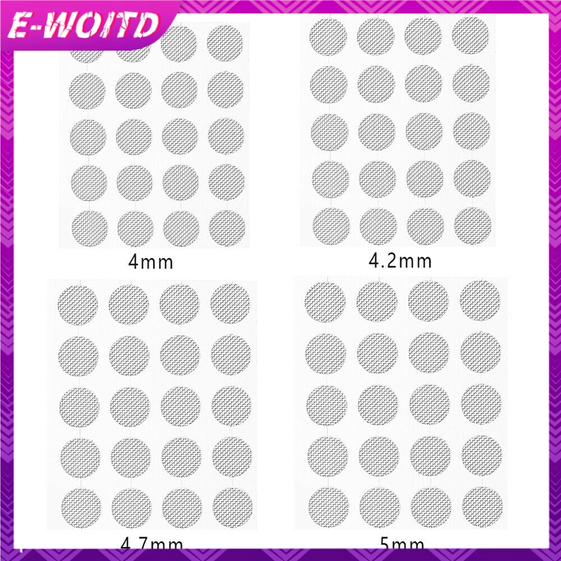 E-woitd 20 Chiếc Tai Nghe Chống Bụi Mạng Lưới Thép 4mm 4.2mm 4.7mm 5mm Phụ Kiện DIY HNVN