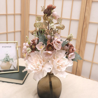 Hoa Giả Mẫu Đơn Lụa Cao Cấp Vintage Bó Cầm Tay Trang Trí Nhà Cửa Phòng Khách Tiệc Cưới Decor Chụp Ảnh Phong Cách Bắc Âu Cắm Bình Nghệ Thuật Đẹp Tự Nhiên Bền Màu Không Phai Sang Trọng Quà Tặng Lãng Mạn Phụ Kiện Studio