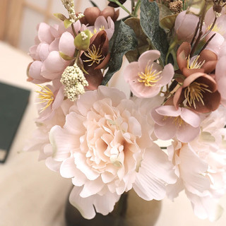 Hoa Giả Mẫu Đơn Lụa Cao Cấp Vintage Bó Cầm Tay Trang Trí Nhà Cửa Phòng Khách Tiệc Cưới Decor Chụp Ảnh Phong Cách Bắc Âu Cắm Bình Nghệ Thuật Đẹp Tự Nhiên Bền Màu Không Phai Sang Trọng Quà Tặng Lãng Mạn Phụ Kiện Studio