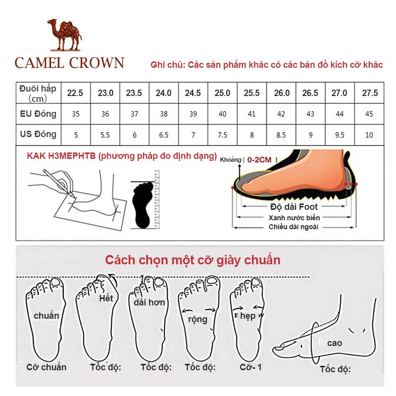 Giày chạy bộ nam CAMEL CROWN Chống trượt Giày thể thao thoáng khí chống mài mòn | BigBuy360 - bigbuy360.vn