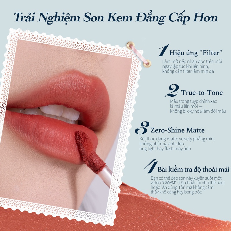 Son Thỏi Lì Matte Flower Knows Bunny Garden Collection Kem dưỡng môi Nhung Mềm Môi Lâu Trôi Không Khô Môi 5ml