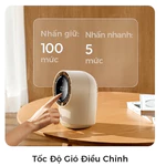 Aecooly Chic 01 Lite quạt turbo Table Fan 100 Speeds Quạt mini Màn Hình led sạc vỏ bảo vệ LED Màn Hình quạt mini cầm tay — ảnh 7