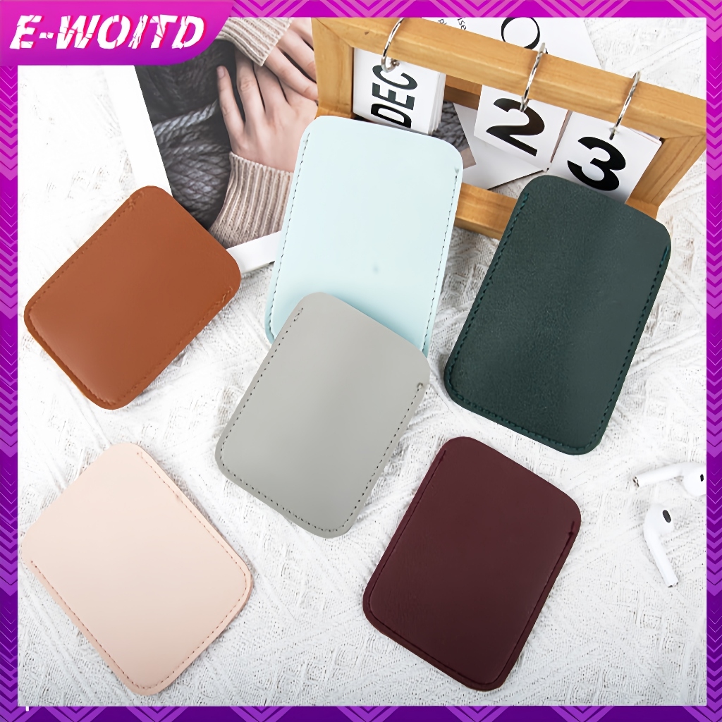 E-woitd 1 Túi Bảo Quản Chuột Không Dây Thích Hợp Cho Magic Mouse2 Túi Da PU Bảo Vệ Túi Chống Trầy Xước HNVN