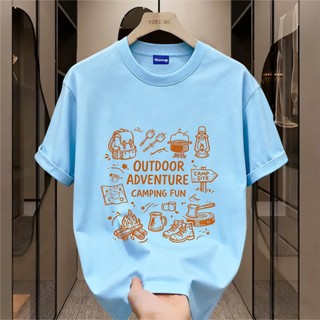 ✨Hàng có sẵn✨ WASSUP áo thun nam in hình dụng cụ ngoài trời - Mẫu mới! 100% cotton, thời trang, Unisex.