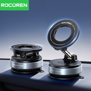 Rocoren Từ Tính Giá Đỡ Điện Thoại Ô Tô Chân Không Hút Cốc Có Thể Gập Lại Giá Đỡ Cho iPhone 17 16 Pro Max Phụ Kiện Xe Hơi
