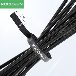 Rocoren Cáp Tổ Chức Quản Lý Cáp Cuộn Băng Bảo Vệ Cho Chuột Điện Thoại Dây Buộc Phụ Kiện Điện Thoại