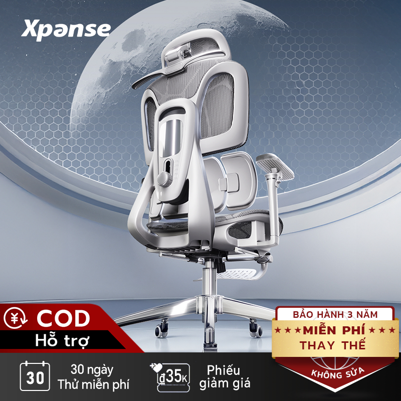 Xpanse H904 ghế công thái học-3 vùng hỗ trợ eo lưng , tay vịn 6D sinh học | ghế game gaming | ghế tựa lưng | ghế học