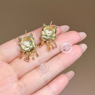 Bông Tai Sư Tử Phong Cách Trung Hoa Thời Thượng, Quà Tặng Perfect Cho Bé Gái Năm Mới