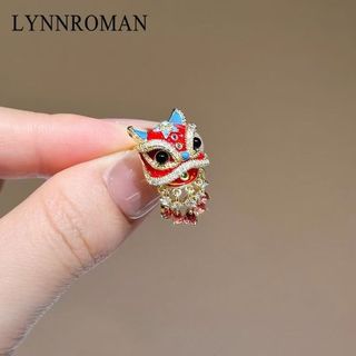 Bông Tai Sư Tử Phong Cách Trung Hoa Thời Thượng, Quà Tặng Perfect Cho Bé Gái Năm Mới