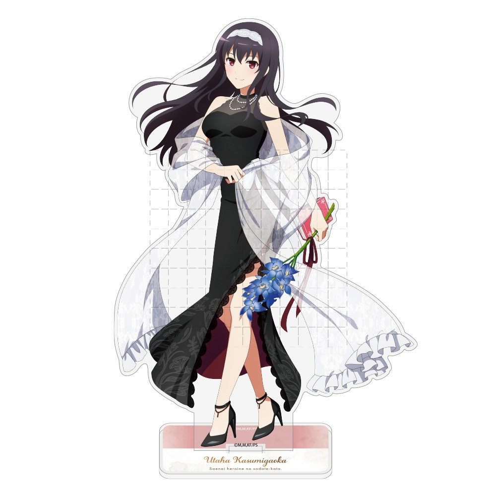 Anime Saekano: Cách nuôi dạy bạn gái nhàm chán Kato Megumi Acrylic Stand Móc khóa Bộ sưu tập hình