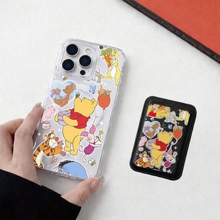 Ốp điện thoại chống sốc họa tiết Winnie the Pooh dễ thương Thích hợp cho iPhone 11 12promax 12 13 14 15 pro max Ốp lưng 14promax 15pro 16 Pro max 17 17air 17promax Vỏ