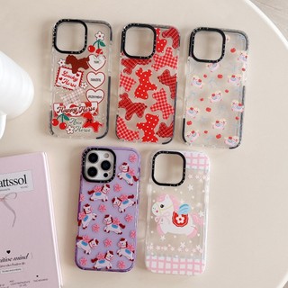Dành Cho iPhone 17 16 15 14 13 12 11 Pro Max Hoa Ngựa Anh Đào Dành Cho iPhone 17 Mềm TPU Trong Suốt Chống Sốc Ốp Lưng iPhone 16 15 Plus
