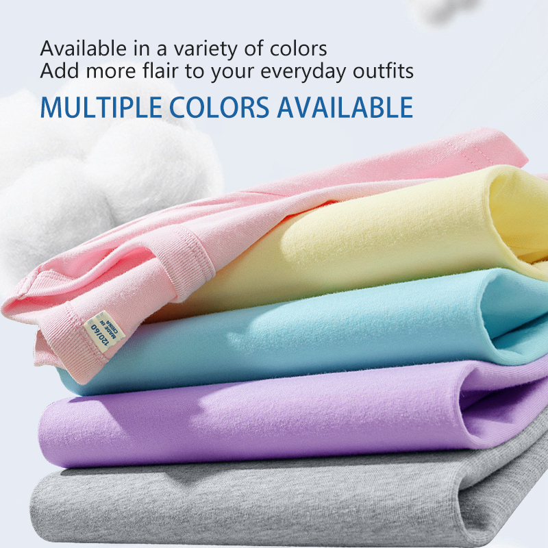 W.G.Q Áo thun bé gái，vải Cotton 100% có in，mềm mại thoải mái，thấm mồ hôi thoáng khí，phong cách bán chạy mùa hè